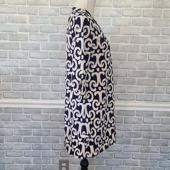 Jude Connally Geometric Shift Mini Dress Retro Resort Wear Beach Made in USA Sm - Picture 3 of 7